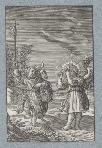 Child dressed as a jester on a hobby horse