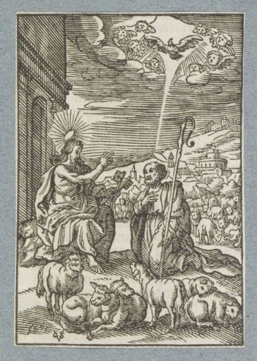 Christ gives the keys of heaven to Peter