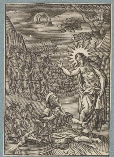 Christ Appears to Paul in the Camp