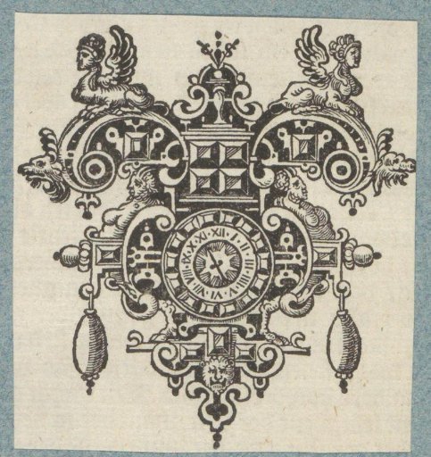 Ornament with Sphinxes and Bell