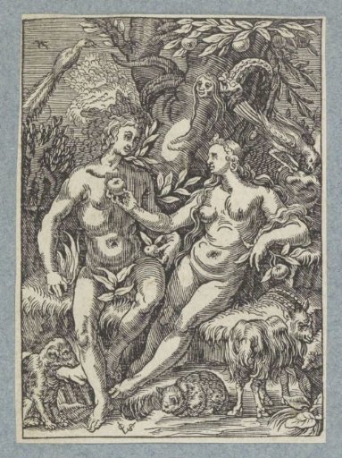 Fall of Man with Female Serpent