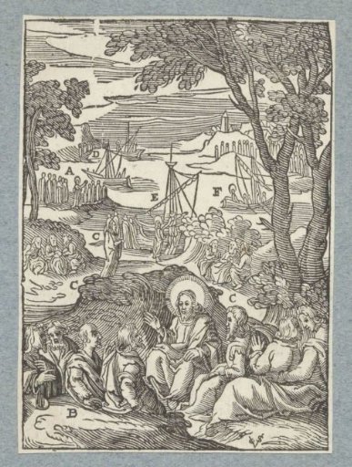 Christ among his disciples