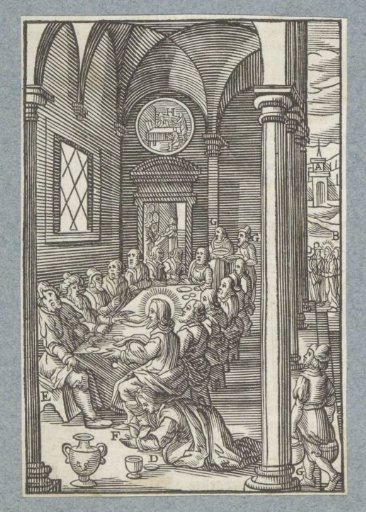 Mary Magdalene anoints the feet of Christ