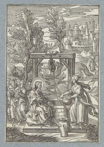 Christ and the Samaritan woman at the well