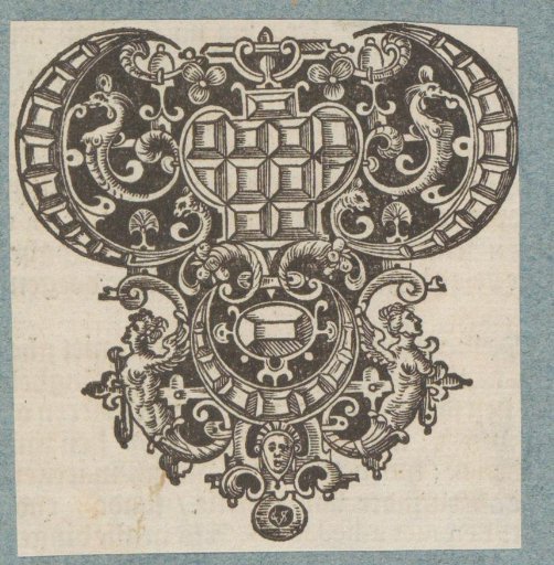 Ornament with gemstones.