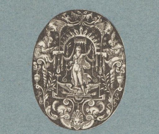 Jupiter with his eagle at his feet