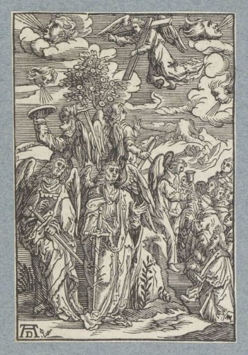 Angels hold back the four winds