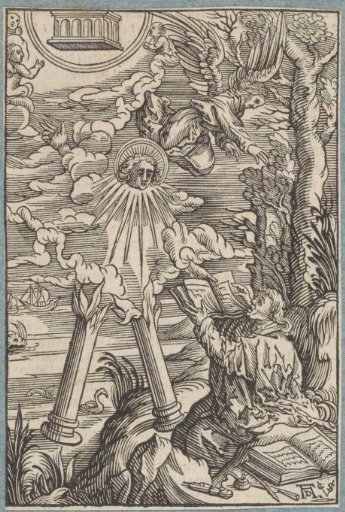 John the Evangelist Swallows the Book