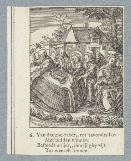 The Christ Child Building a Ship