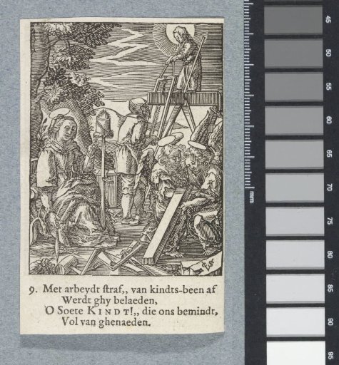 The Christ Child Helping Joseph with Sawing