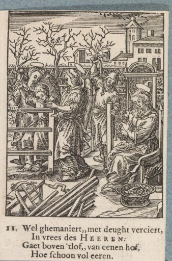The Christ Child Building a Fence