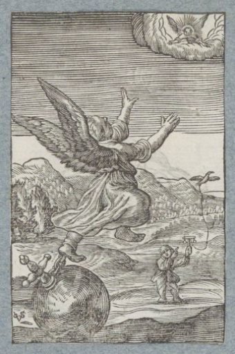 Angel chained to the world