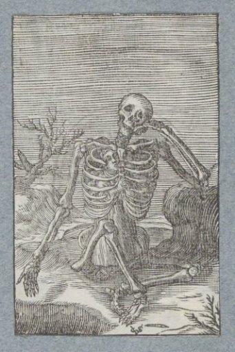Child in skeleton of Death