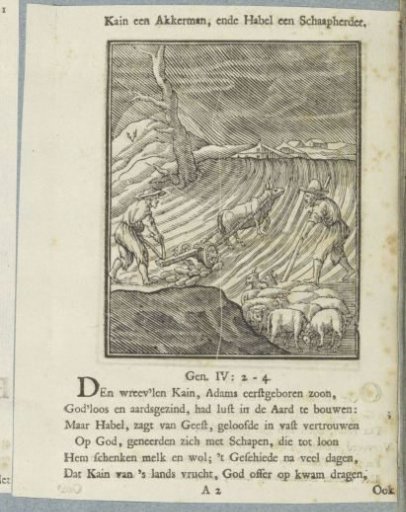 Cain and Abel as Farmer and Shepherd