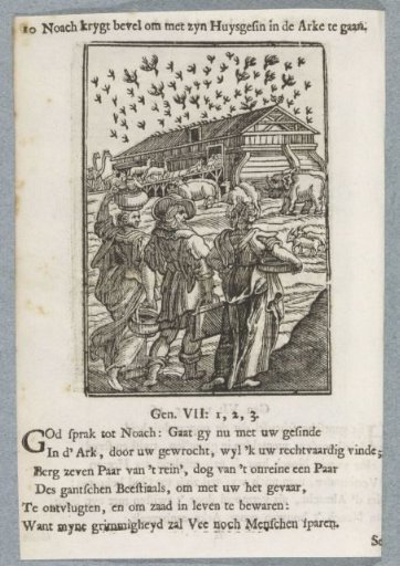 Noah, His Family and the Animals Enter the Ark