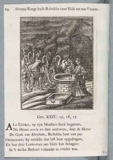 Rebekah and Eliezer at the Well
