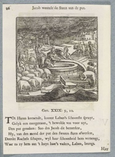 Jacob Lifts the Stone from the Well