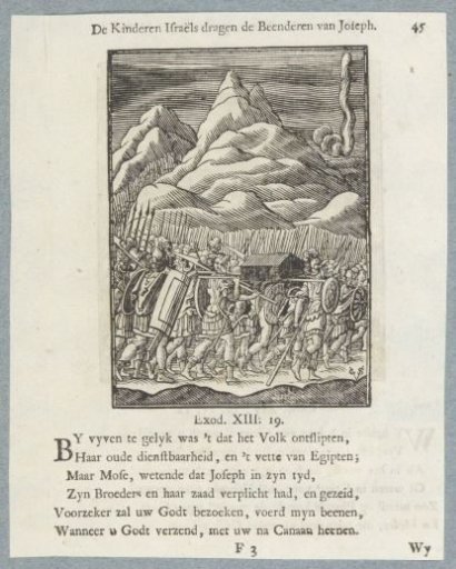 Moses Departing from Egypt and Taking the Body of Joseph