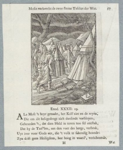 Moses Breaking the Tables of the Law