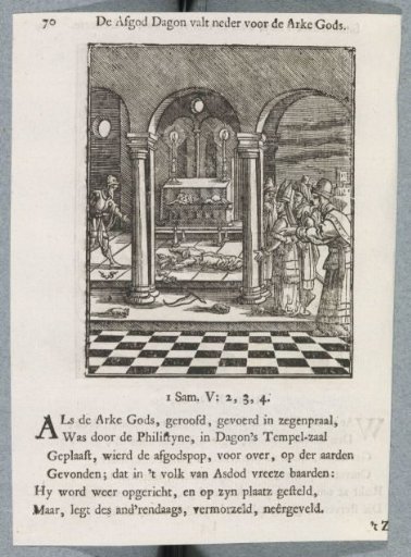 The Ark of the Covenant in the Temple of Dagon