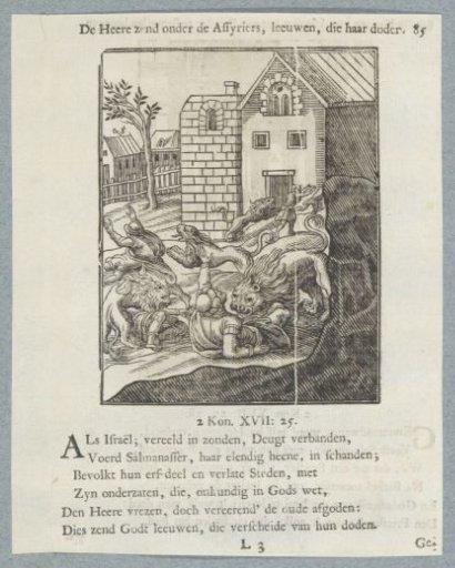 Lions Kill the Inhabitants of Samaria