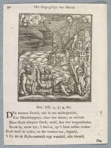 Vision of Daniel of the Four Beasts