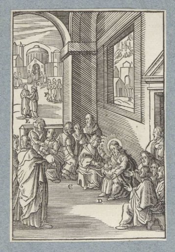 Christ instructs his disciples