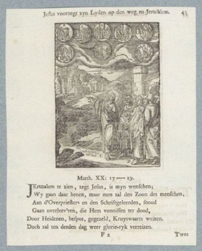 Christ Foretells His Suffering