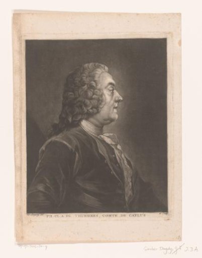 Portrait of Anne Claude Philippe Caylus