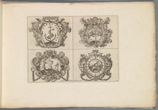 Print 20 from the series "Livre des plus belles devises..."