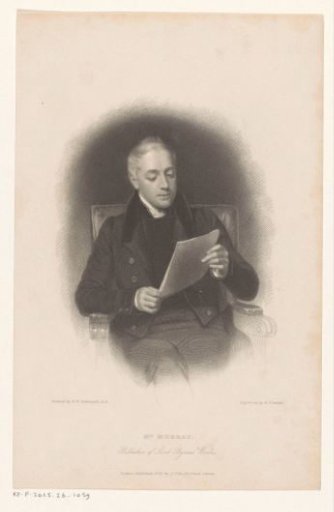 Portrait of publisher John Murray