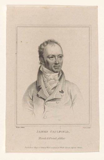 Portrait of James Caulfield, bookseller and print dealer in London