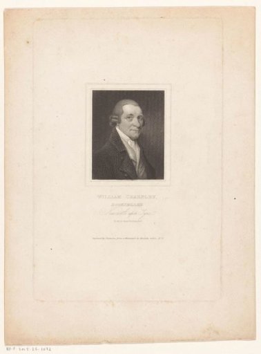 Portrait of William Charnley, bookseller in Newcastle upon Tyne