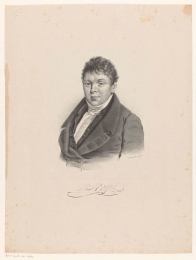 Portrait of publisher and bookseller Vincent Loosjes