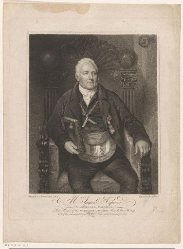 Portrait of James Asperne, bookseller in Cornhill