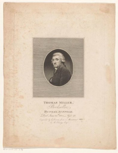 Portrait of Thomas Miller, bookseller in Bungay