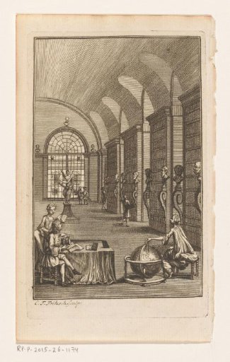 Interior of a library
