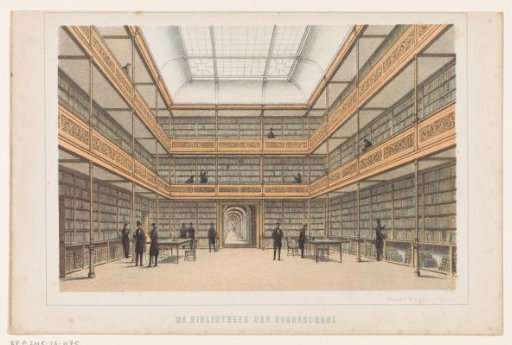 Interior of the library of the University of Utrecht