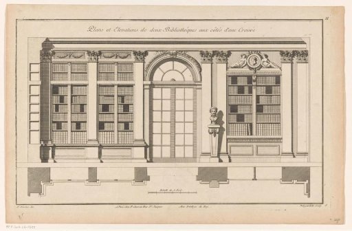 Window and two bookcases