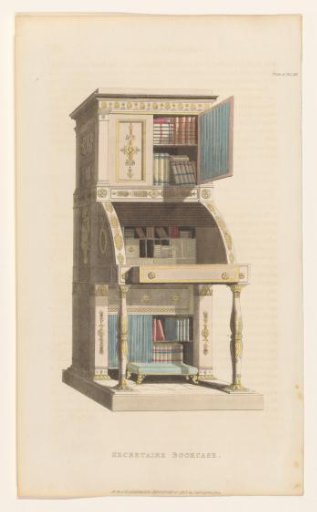 Secretary with space for books