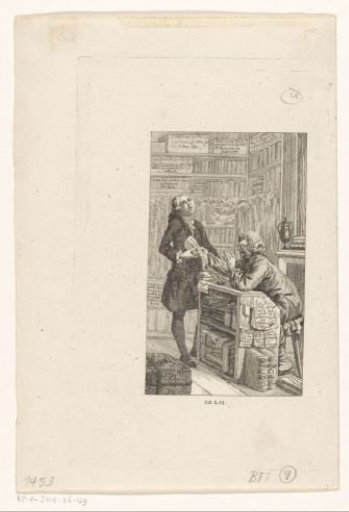Bookseller with a Customer