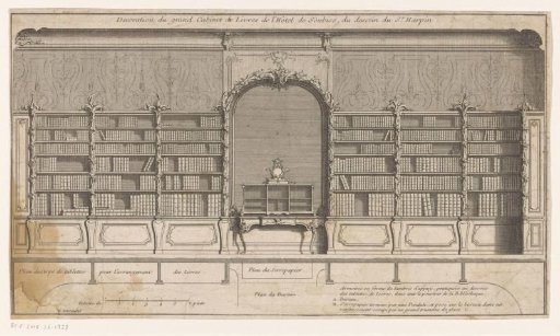 Library of the Hôtel de Soubise in Paris