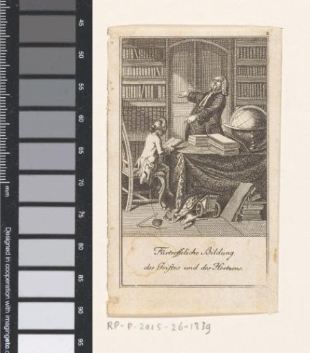 Pupil and Teacher in a Study