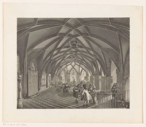 Interior of the Wasserkirche in Zurich, 1630