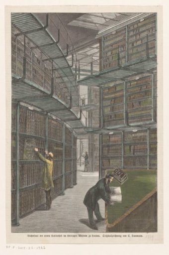 Library of the British Museum in London