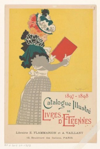 Woman Viewing the Back of a Book