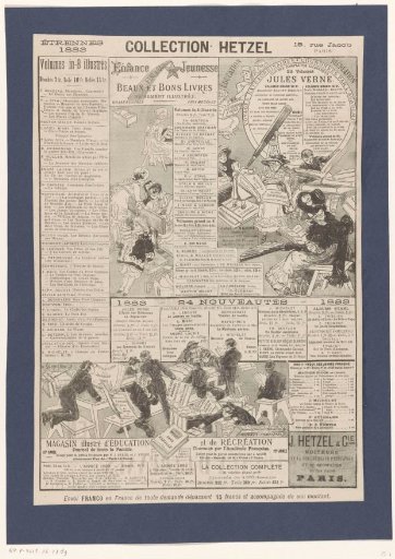 Catalogue of J. Hetzel & Cie in Paris