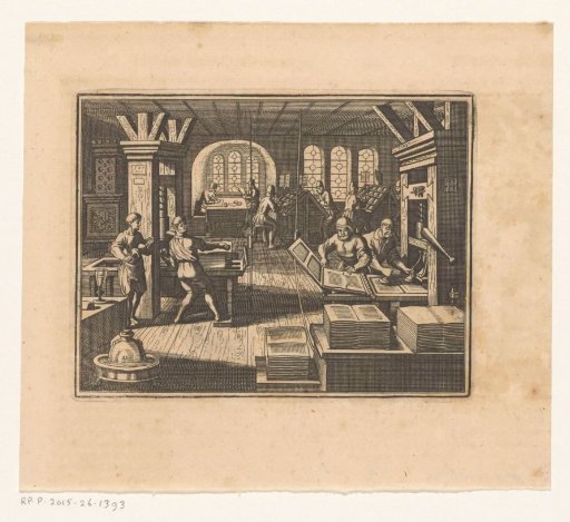 Interior of a Printing Office