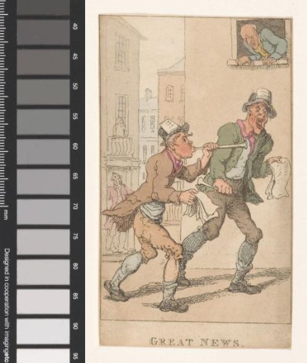 Two newspaper sellers