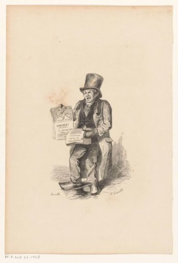 Newspaper seller